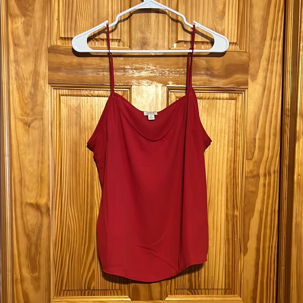 J Crew Scarlet Camisole with Adjustable Straps